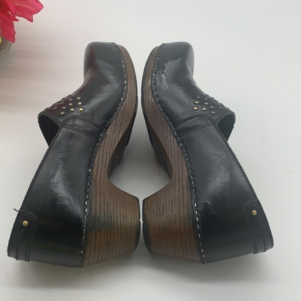 Dansko Black Studded Clogs Sz 38. DAN0207A - Picture 6 of 8